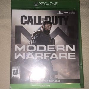 Modern warfare Xbox one game